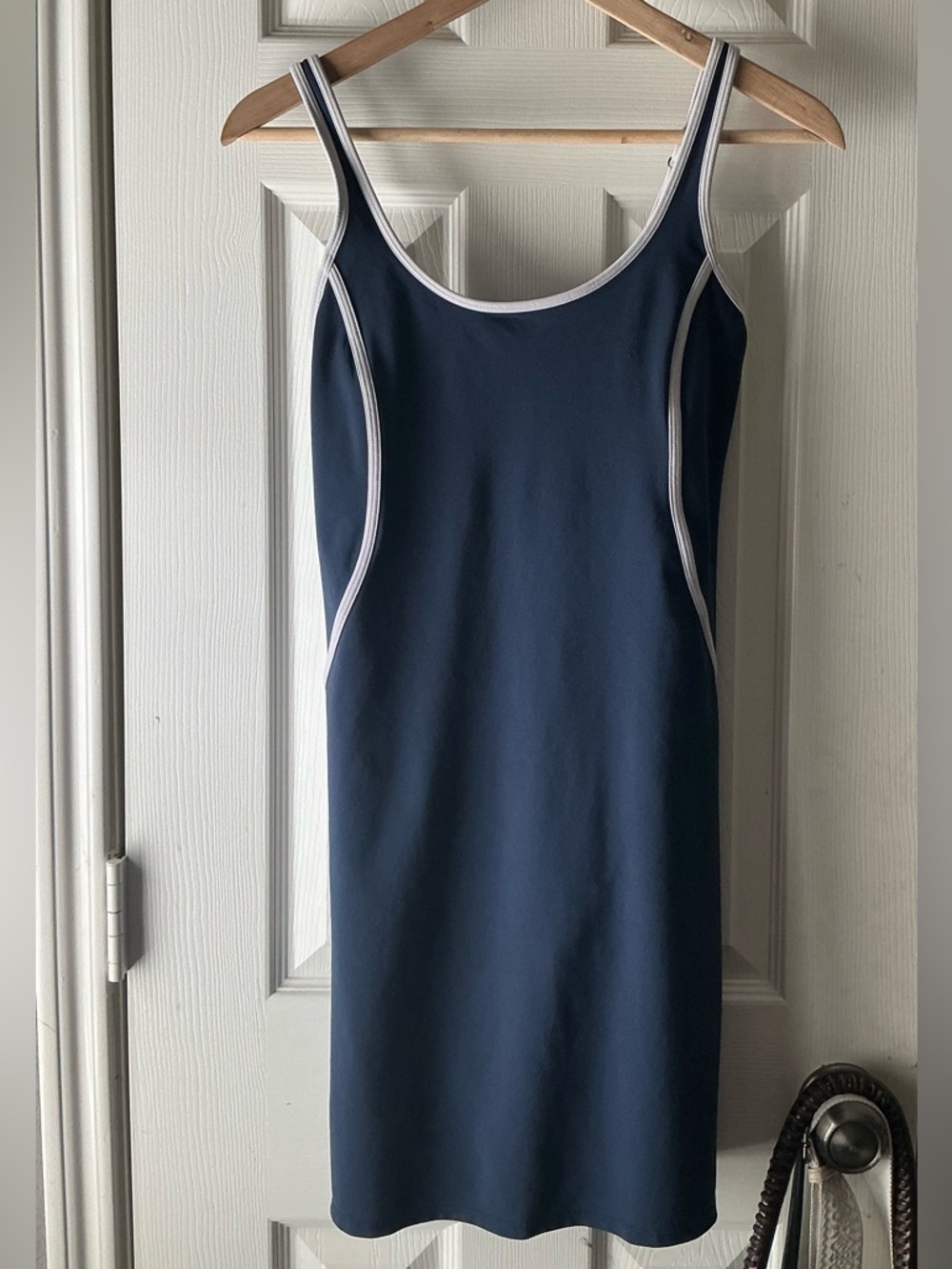 Abercrombie & Fitch Navy Tennis/Pickleball Sporty Dress with White Trim